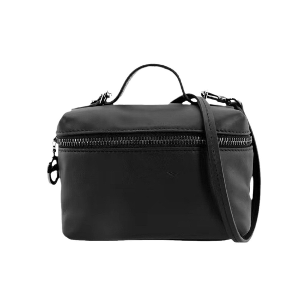 2023 휴대용 새로운 LONGXIANG 소녀의 심장 메이크업 가방 어깨 크로스 바디 백 핸드백 모든 매치 스퀘어 박스 작은 광장 가방