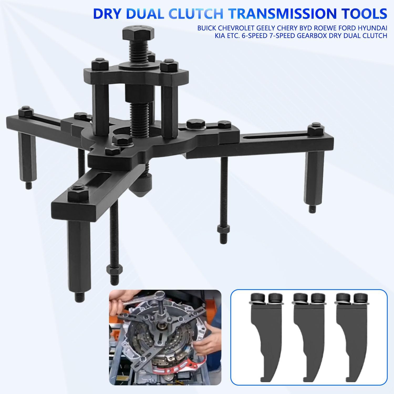 Ford Focus Dps6 Dry Dual-Clutch Transmission Disassembly and Assembly Tool, Clutch Locking and Unlocking Special Tool