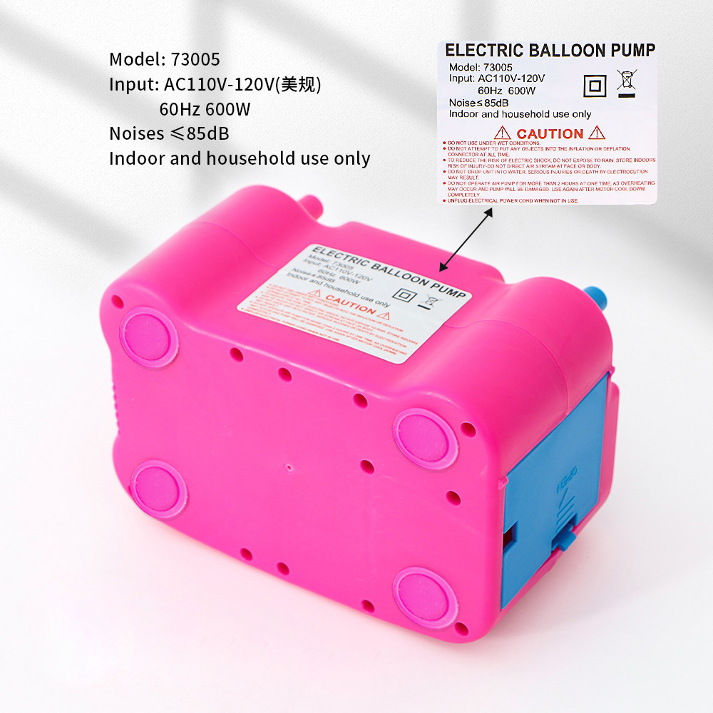 Electric air pump, electric air filling pump, balloon air pump, European and American standards with CE, exclusively available on Amazon pic 7