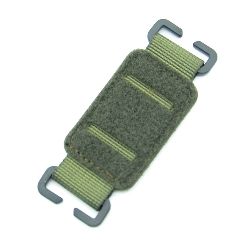 Тактическая двусторонняя нашивка на липучке Molle system с быстросъемной пряжкой разных цветов