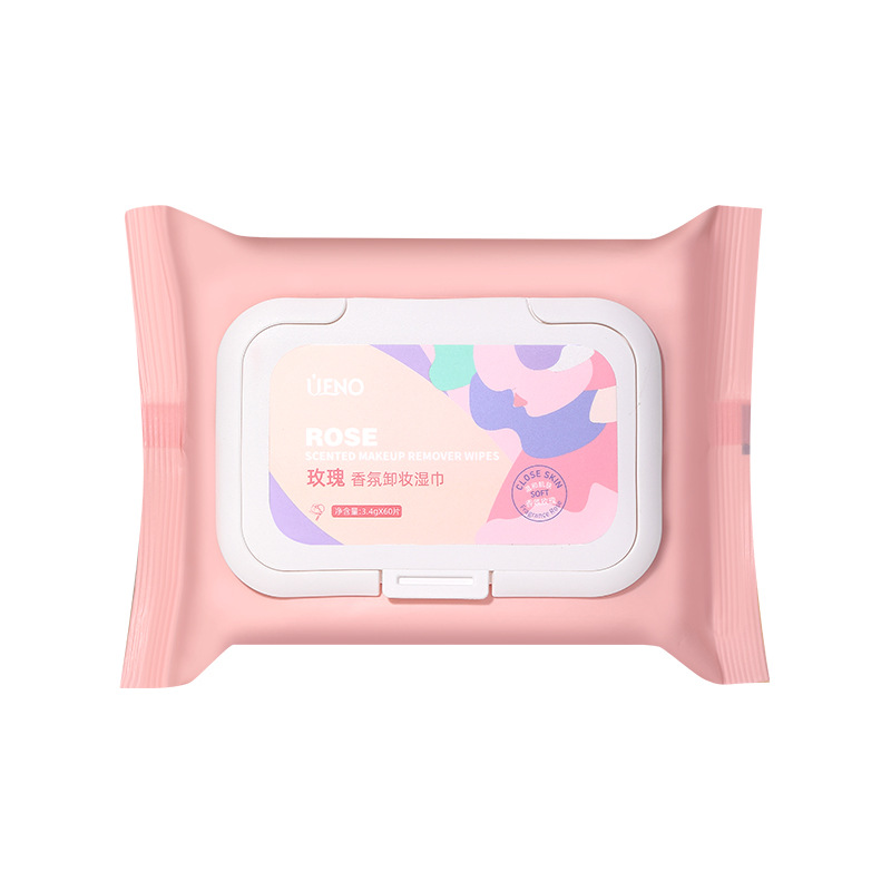Ueno pelo generación Rosa fragancia toallitas 120 cajón no tejido Flip bolsa extracción UEN063