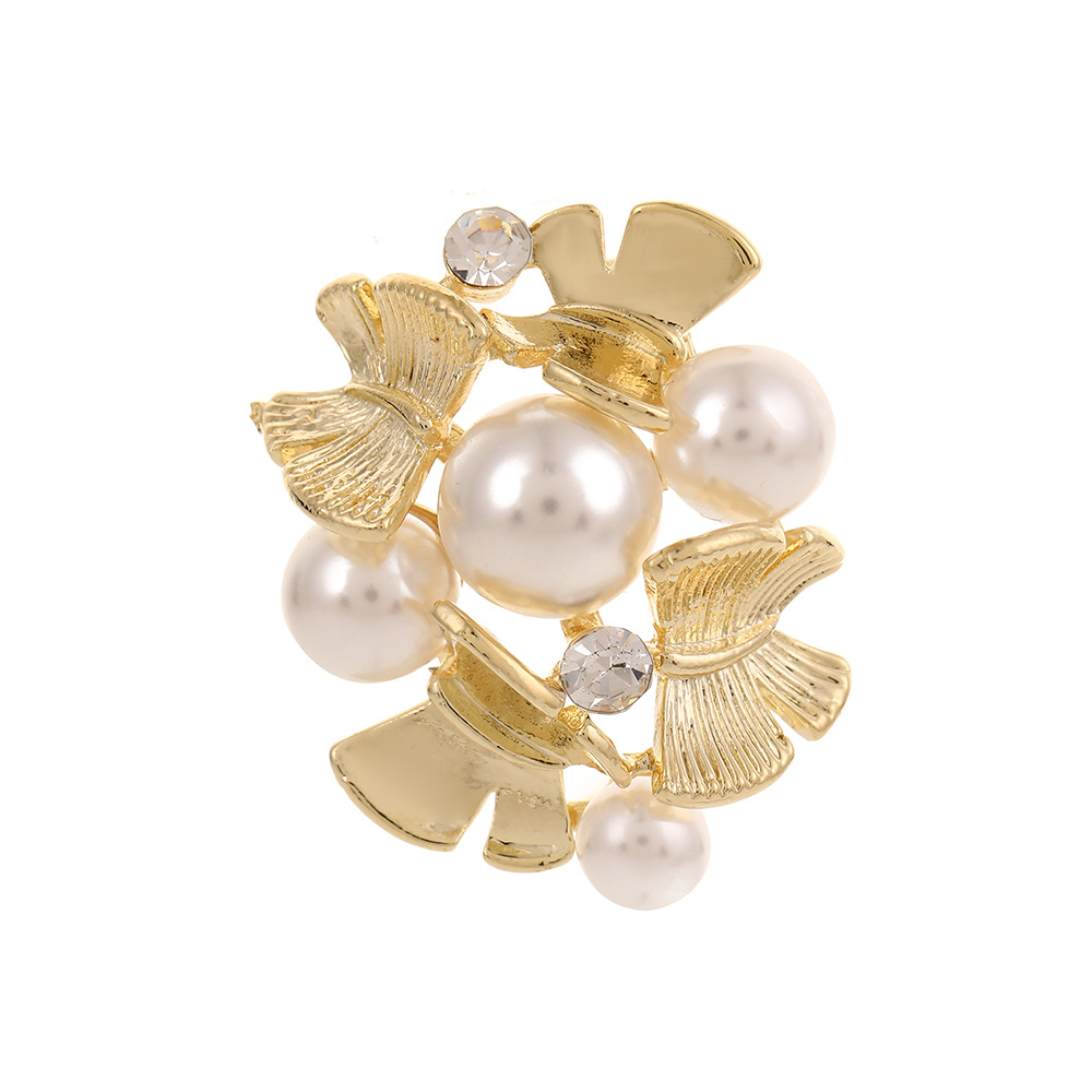Radiant Petal Gemstone Butterfly Pearl Drop Earrings For Women_voghion.com