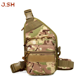 Junsheng New Sports Outdoor Tactical Military Camouflage Chest Bag Crossbody Bag Cycling Travel Bag Factory Direct Supply