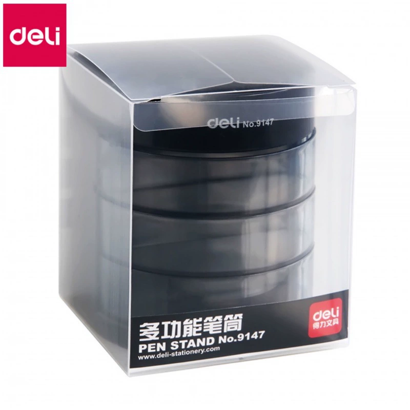 得力 Universal plastic pens holder, fashionable storage system