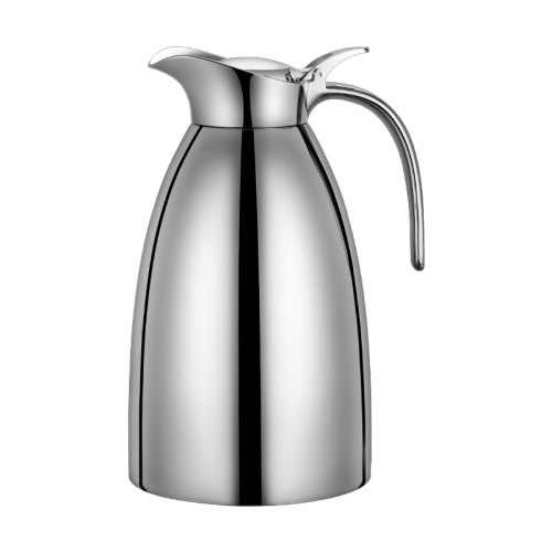 High-end hotel mirror-glazed thermos kettle, stainless steel vacuum 304 alloy handle inside and outside, can be put into the dishwasher and passed European standards