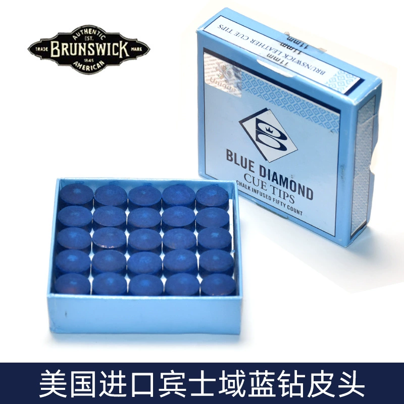 Американская Brunsei Blue Diamond головка 11 мм бильярдный клюшки маленькая голова черная восьмерка черная голова