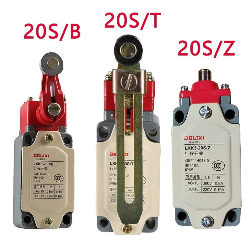 德力西 Itinerary switch LXK3-20S/T/B/D/L/Z/J 20H Roller Roller adjustable micro-motion limiter switch