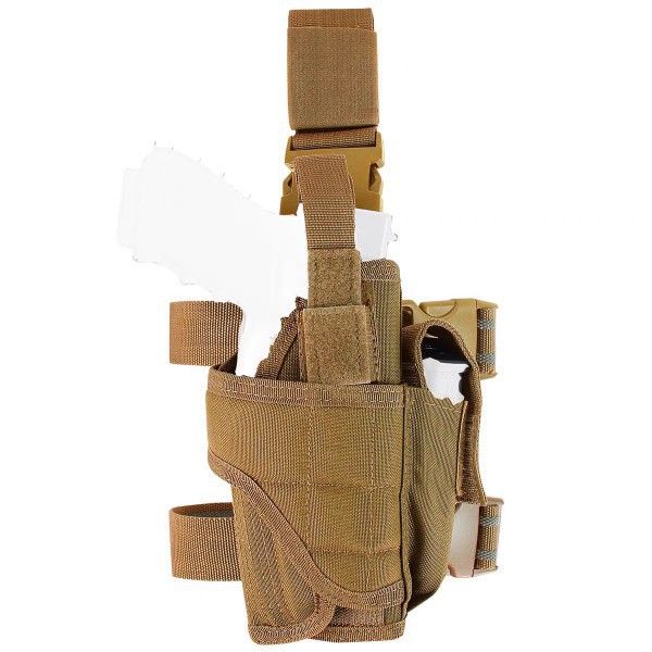 Travel quick pull tactics black gaiters, cosplay