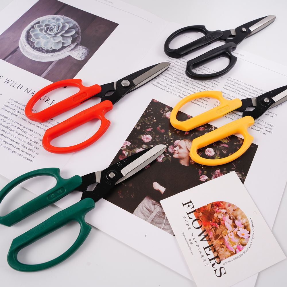Tijeras de flores coreanas, cortadoras de ramas, herramientas de jardinería, embalaje de flores, flores hechas a mano, floristas domésticas, al por mayor.