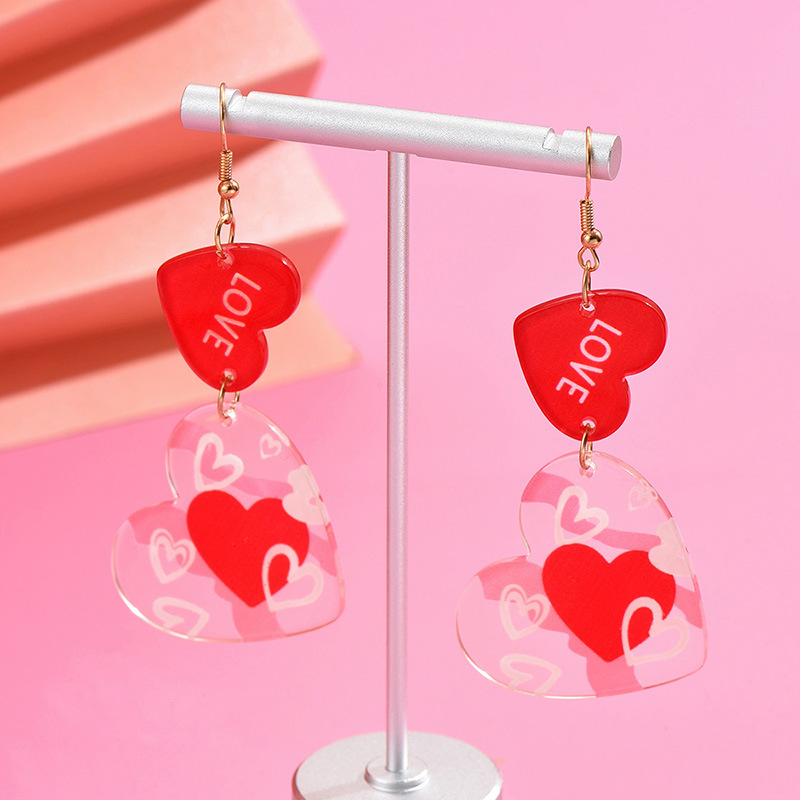 Oversized Sculptural Clear Acrylic Clip-on Earrings Modern Design_voghion.com