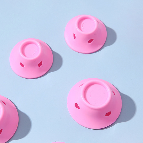 Factory-supplied air bangs curlers, mushroom-shaped hair rollers, lazy-person sleep bell curlers, hair curling tubes, silicone hair curlers.