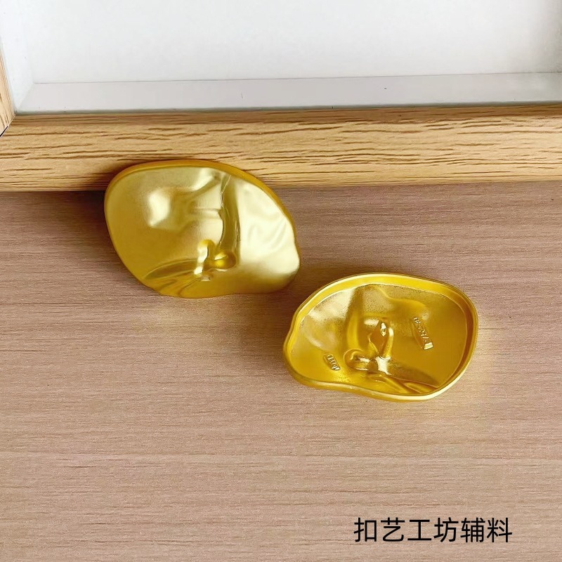 异型高级感不规则金属纽扣时尚精致小香风毛呢大衣外套风衣手缝扣|undefined