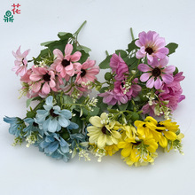 大丽菊 小把荷兰菊 田园室内造景花材假花 春色工厂直销花卉绢花