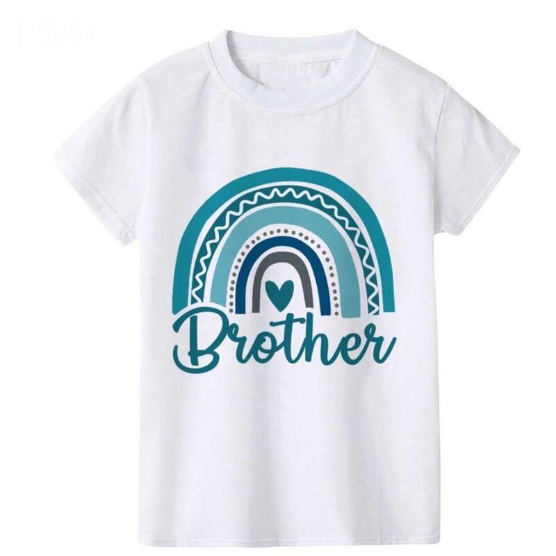 Rainbow Family Suit Mom and Dad and I Family Shirt Suit Fashion Brothers and Sisters Family T-shirt