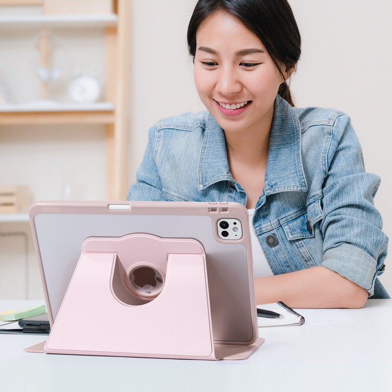 Factory Wholesale Suitable for iPad 10.2 Protective Case Air4 Acrylic 10Th Generation Protective Case Pro13 Rotating 11Th Generation