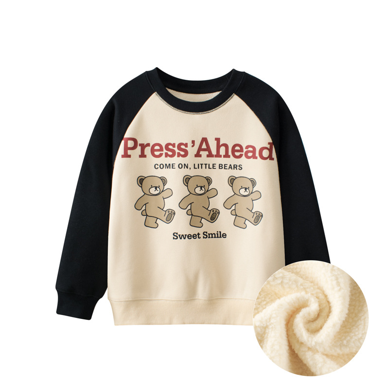 Ropa infantil de la marca grrr, suministro transfronterizo, sudaderas infantiles para primavera e invierno 2024, venta al por mayor para niños y niñas mayores
