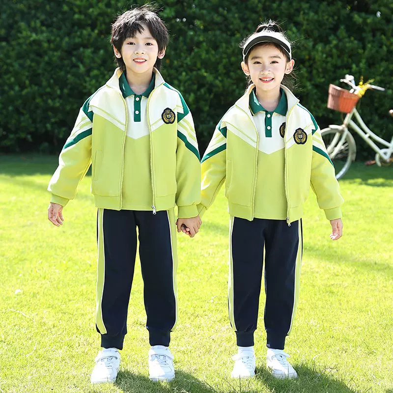 校服套装春夏装纯棉英伦学院风七件套小学生班服幼儿园园服批发