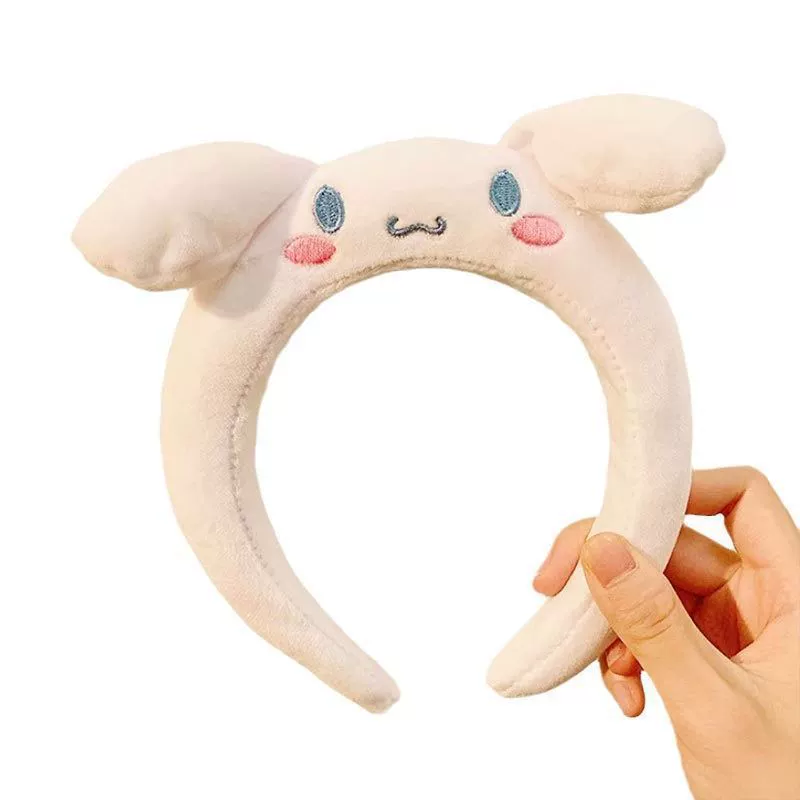 Детский плюшевый ободок (Sanrio), для умывания и декора, мягкий, с героями Kuromi/ My Melody