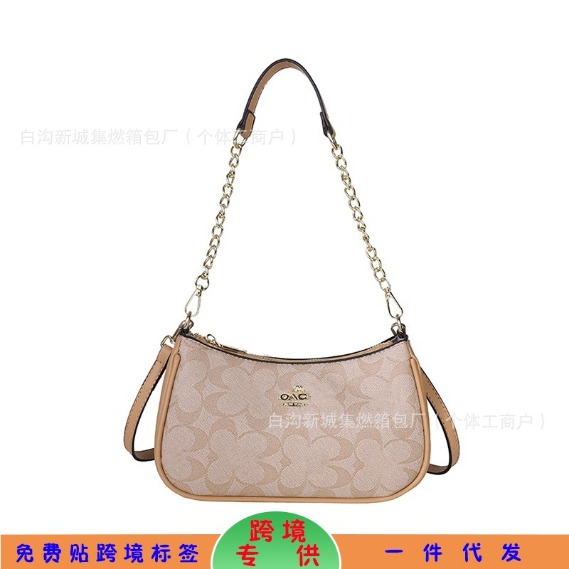 Ventas transfronterizas en caliente nuevas bolsas de brazo de mujer, bolsas de hombro, bolsas de mano de impresión casuales de moda para mujeres