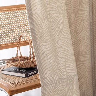 Medieval Retro American French Chenille Jacquard Blackout Chenille Curtains High-End Shaoxing Fabric Wholesale