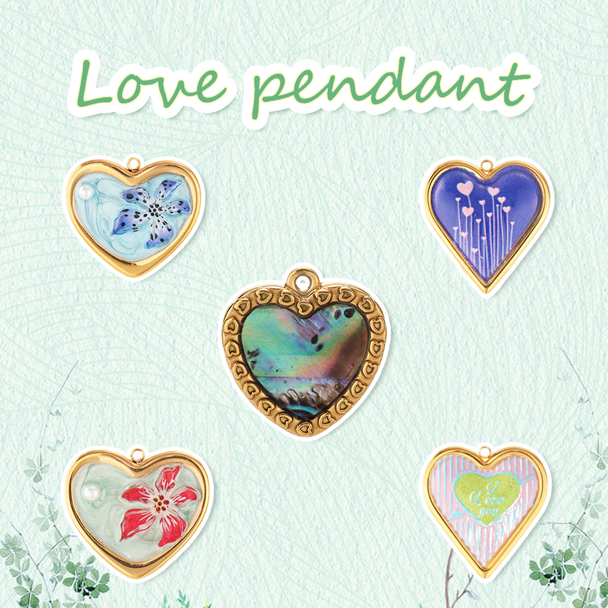 Decoding European and American Stainless Steel Necklaces, Accessible Luxury Niche Accessories, DIY Jewelry, Versatile Design, Heart Dripping Oil Accessories