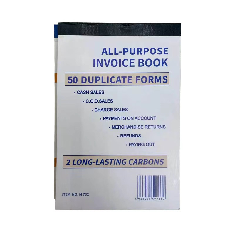 Talonario de Notas de Venta de Papel Autocopiativo Duplicado para Oficina y Tienda