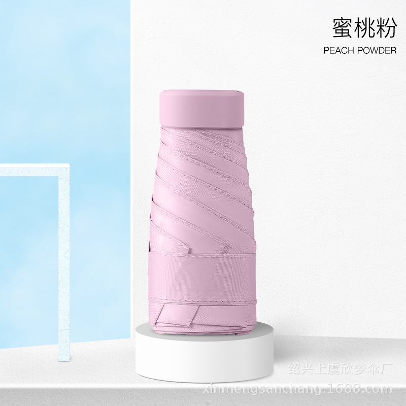 Melocotón Rosa plano seis veces color a juego mango ordinario