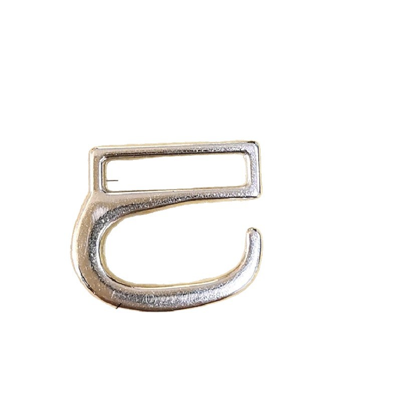 Zinc Alloy 9-Shaped Buckle High-End Nine-Shaped Buckle Metal Sling Anti-Slip Intimates Buckle Shoulder Strap Adjustment Buckle Mountaineering Bag Backpack