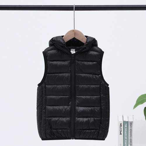 Children's Winter Cotton Vest - New Thick Warm Backless Outer Jacket for Boys and Girls, Middle School Students