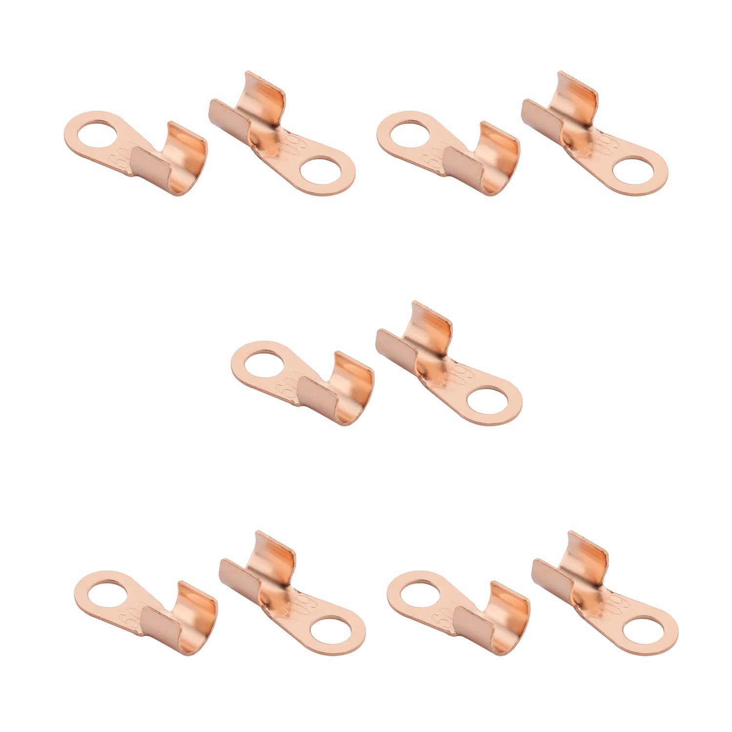 Jutagoss Copper Wire Lugs,Electrical Cable Ends Ring Termina