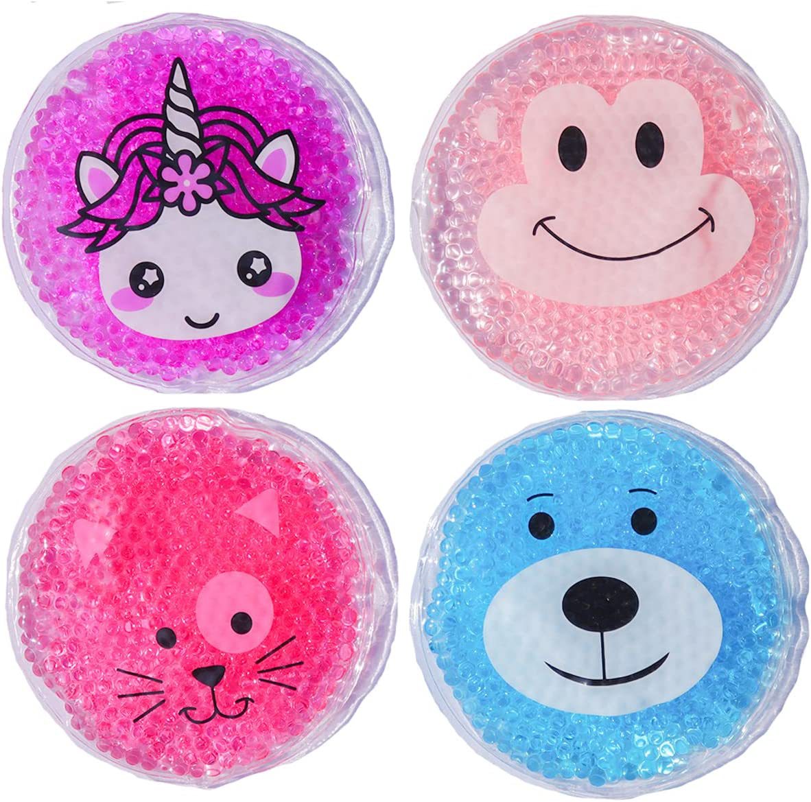 Cute Portable Ice Bag Kidsren's Gel Bead Bag Cold Compress Hot Compress Pvc Multi-Functional Repeatable Ice Bag Thermal Bag