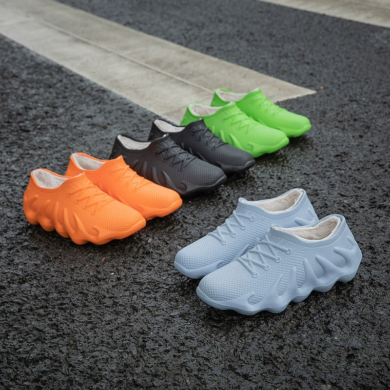 2022 Весна и лето Новые 450 обувь от кокосового дождя Volcano с восемью когтями для мужчин и женщин, модная кухонная теплая обувь с высоким берцем для пар