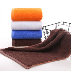 120g Pure Cotton Towels Wholesale: Orange, Sapphire Blue, and Coffee-Colored 21-Strand Towels—Perfect for Hotel, Sauna, Foot Therapy, Sweat Baths, and Beauty Facial Use