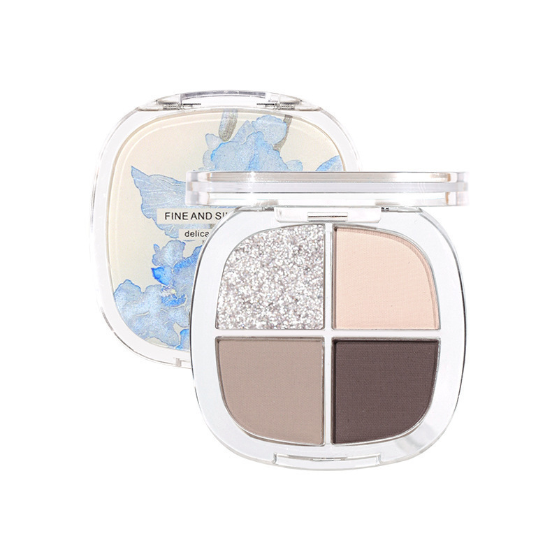 La paleta de sombras de ojos NOVO es clara y hermosa, baja saturación, mate mate, brillante natural, no es fácil de manchar, mostrando la tez de los estudiantes