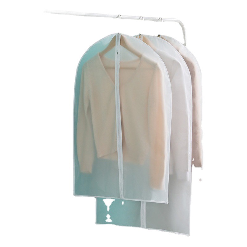 Dust-Proof Cover Clothes Hanging Bag Household Suit Bag Coat Dust Bag Wardrobe Can Hang Clothes Dust Cover Wholesale