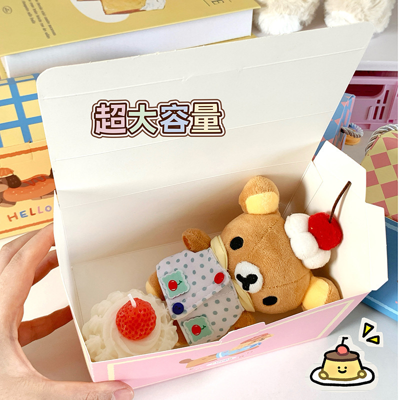かわいい子犬の手提げ箱空箱漫画ギフトボックスキャンディー司康焙煎クッキーギフトボックス手提げ|undefined