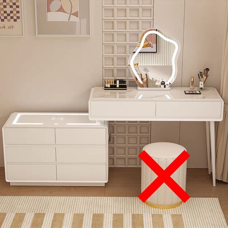 120cm 테이블 + 캐비닛 + 구름거울