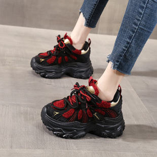 HQ5802���8cm�����ϵ�ЬŮ2025�ﶬ���¿�ӽq�������\�����eЬ