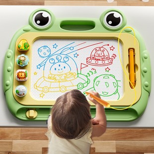 Children's magnetic drawing board home 1 a 3 year old baby writing board graffiti painting magnetic erasable infant toys