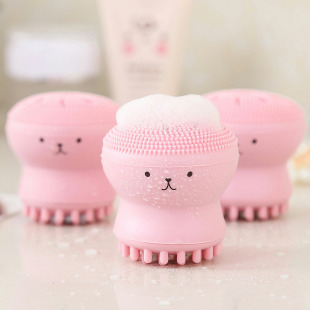 Silicone Octopus Facial Cleaning Brush Octopus Sponge Facial Cleaning Jellyfish Facial Cleaning Brush Facial Cleaning Brush