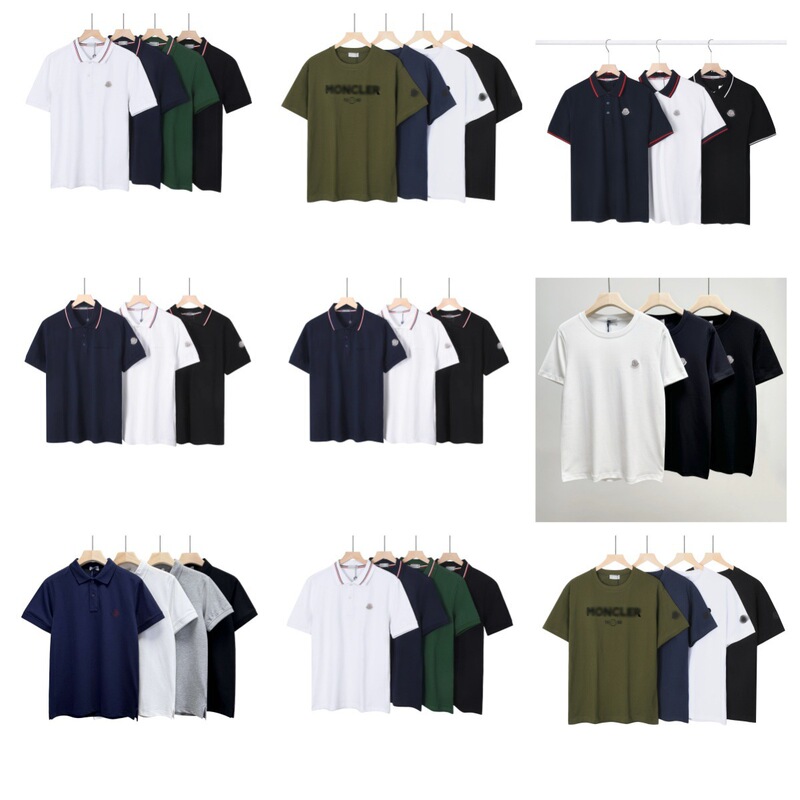 Cross-Border Exclusive Summer New Men's Polo Shirt Short-Sleeve Pure Cotton Trendy Brand Turn-Down Collar T-Shirt Men's Casual