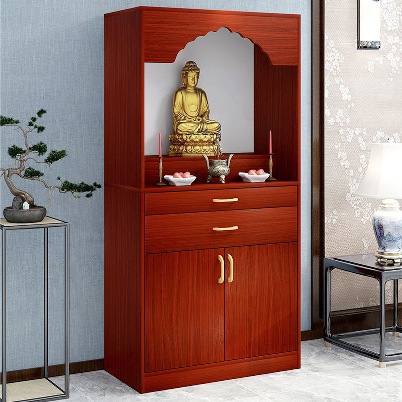 God Table Cabinet New-style Buddha Naconic Cabinet Home God of Wealth for Taiwan Guanyin Bodhisattva Buddha Statues for Special Offer Guan Gong incense