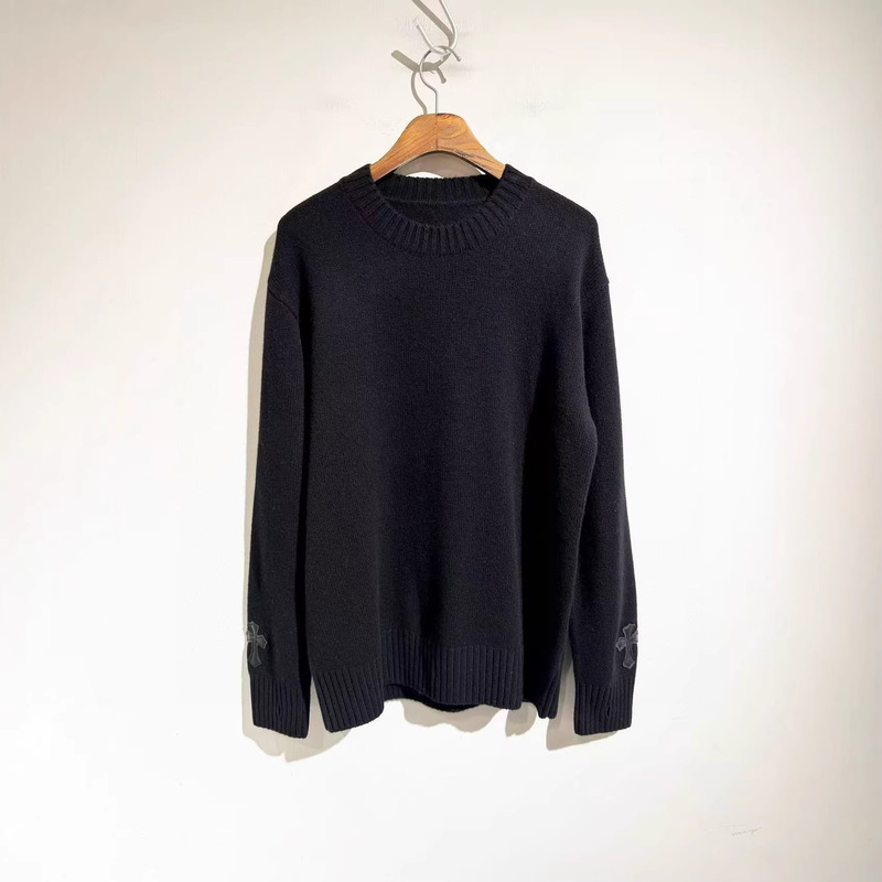 25 High-End Cross-Border Autumn and Winter New Knitwear Sweater for Men and Women, Long-Sleeve Fitted Warm Knitwear