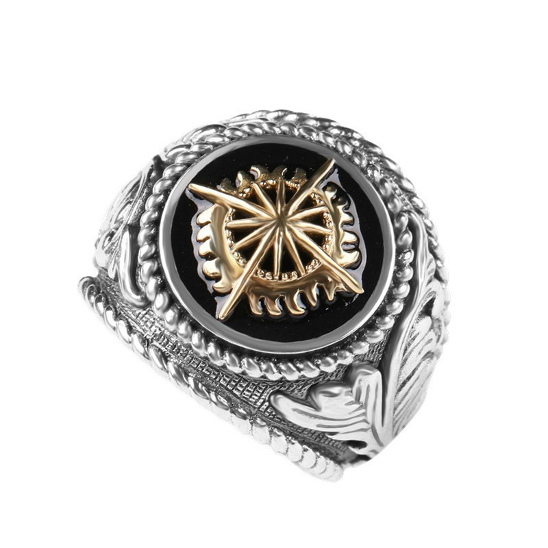 Minimalist Men's Designer Ring With Sleek Modern Aesthetic Style_voghion.com