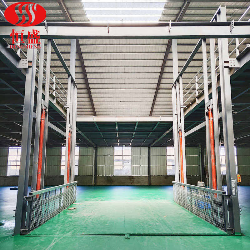 大吨位导轨升降机 仓库厂房二三层装卸货梯 电动液压升降货梯