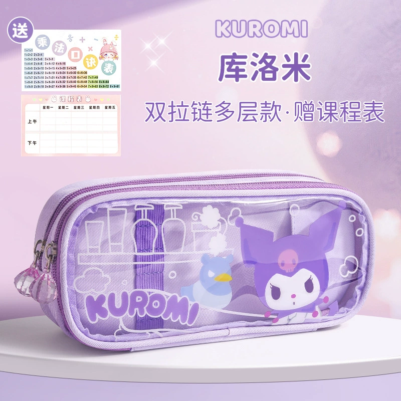 Пенал Sanrio, универсальный высокого качества, многостилевой (Kuromi, Melody) с кодовым замком