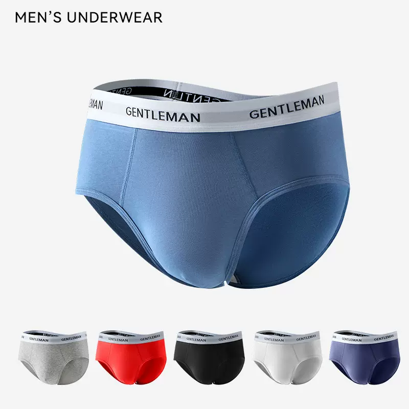 跨境专供欧码男士内裤纯棉透气三角裤外贸亚马逊temu爆款工厂直销