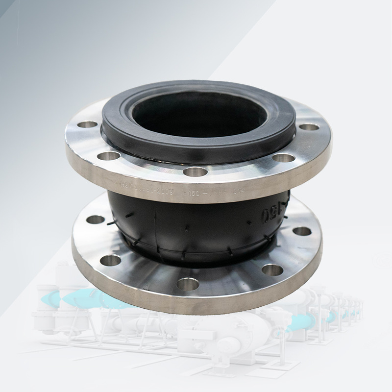 单球体橡胶接头KST双球软连接弹性减震器可曲挠膨胀节耐酸碱DN125