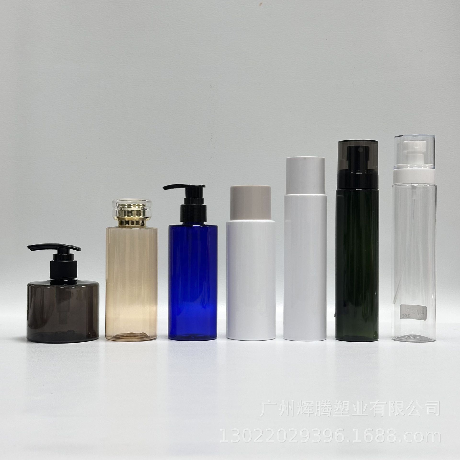 200ml平肩瓶 卸妆水瓶 定妆喷雾瓶PET矮胖香水塑料瓶