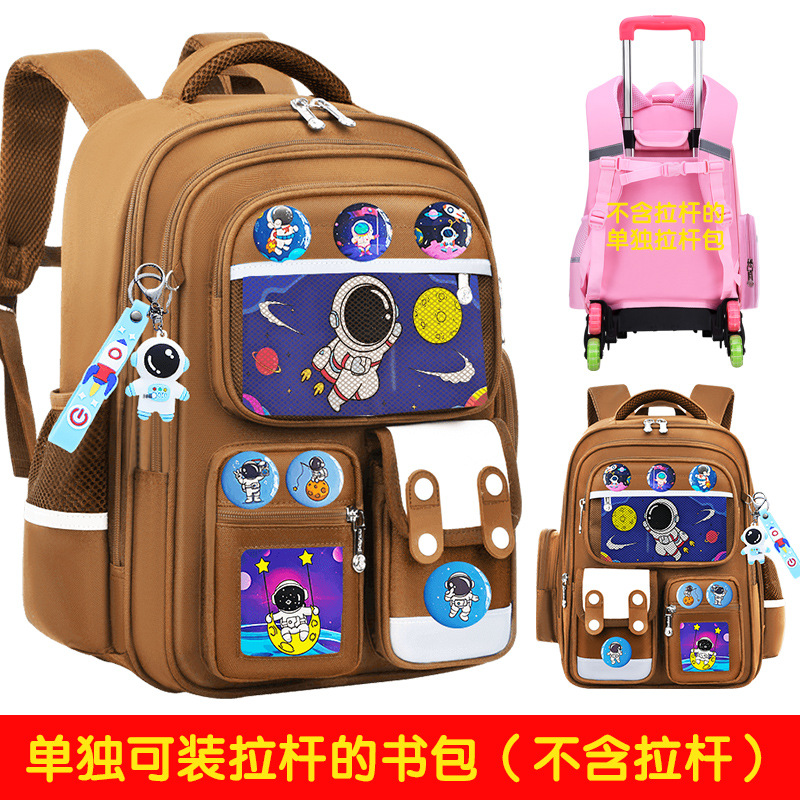 2026 nueva mochila escolar de tirón para estudiantes de primaria 23456 grados mochila de hombro